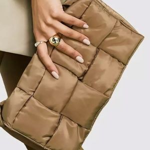 ASOS Nylon Puffed Shoulder Bag